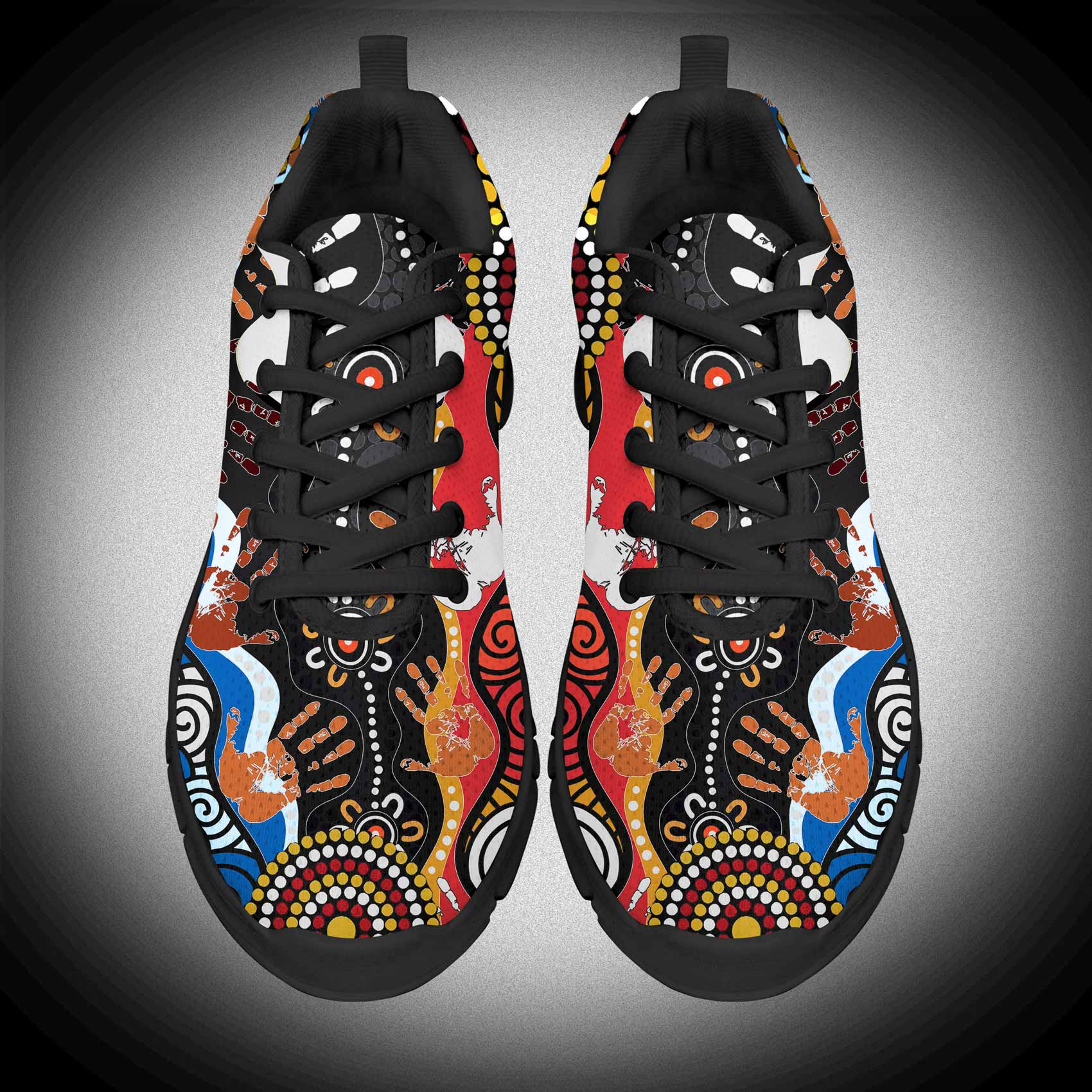 Black Latest Design Sport Shoes For Women